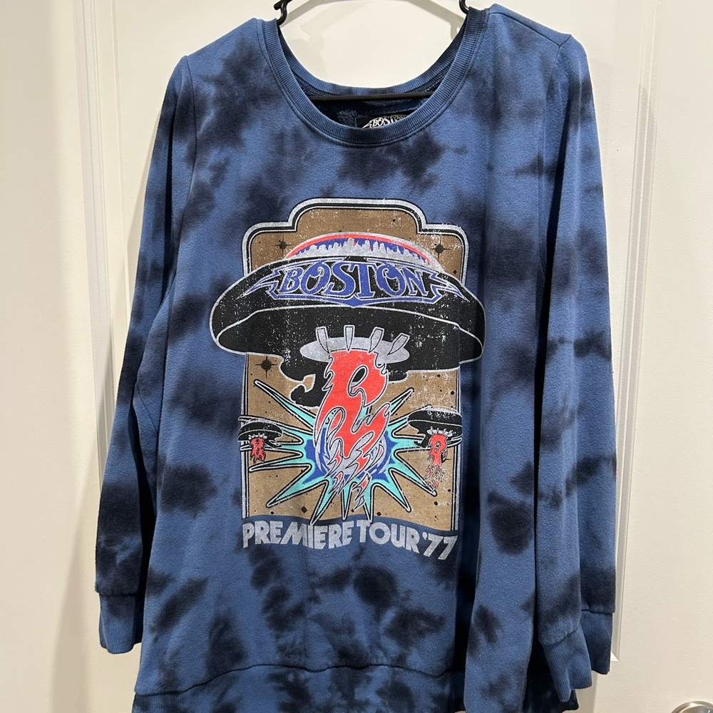 Blue Tie-Dye sweatshirt